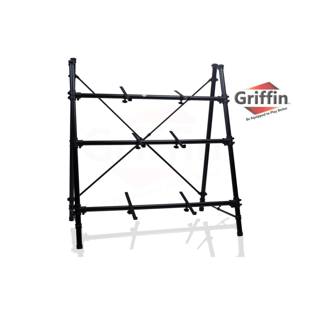 3 Tier Keyboard Stand by GriffinTriple AFrame Standing Synthesizer