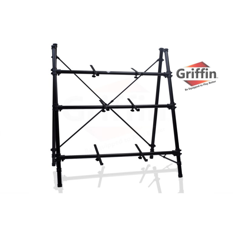 3 Tier Keyboard Stand by GriffinTriple AFrame Standing Synthesizer