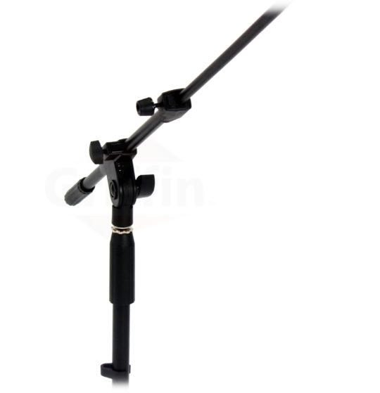 Short Microphone Stand with Boom Arm by Griffin Low Profile Mic Stand