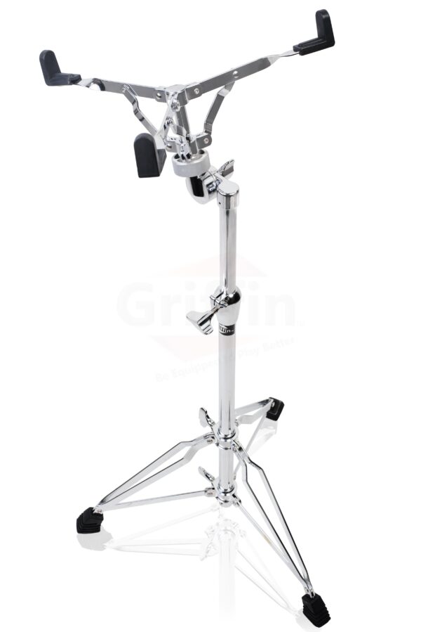 Extended Height Snare Drum Stand by Griffin Tall Adjustable Height