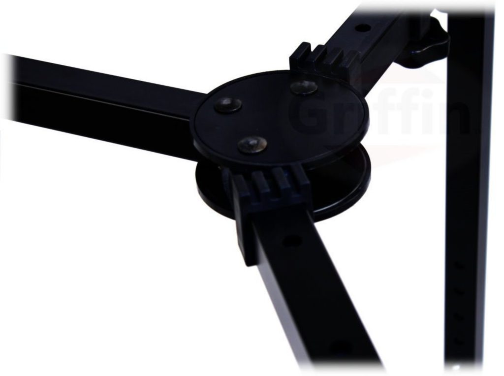 Double Piano Keyboard and Laptop Stand by Griffin 2 Tier/Dual