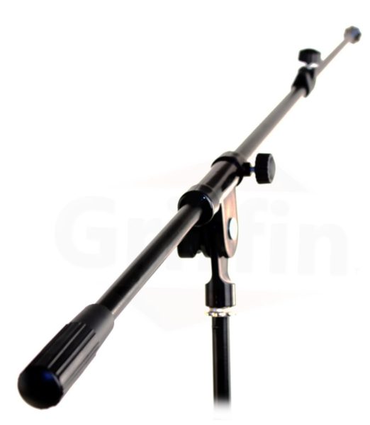 Microphone-Boom-Stand-with-Mic-Clip-Pack-of-3-by-Griffin-Telescoping-Tripod-Premium-Quality-for-Studio-Karaoke-Liv-B00H9POOCO-3