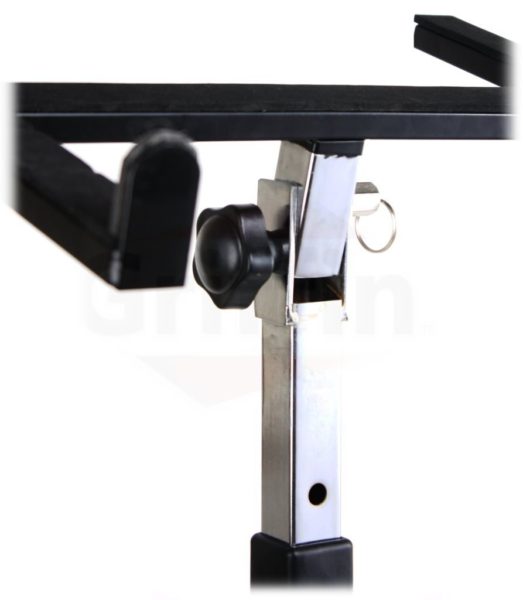 Mobile-Studio-Mixer-Stand-DJ-Cart-by-Griffin-Rolling-Standing-Rack-On-Casters-with-Adjustable-HeightPortable-Turntabl-B004THB824-2