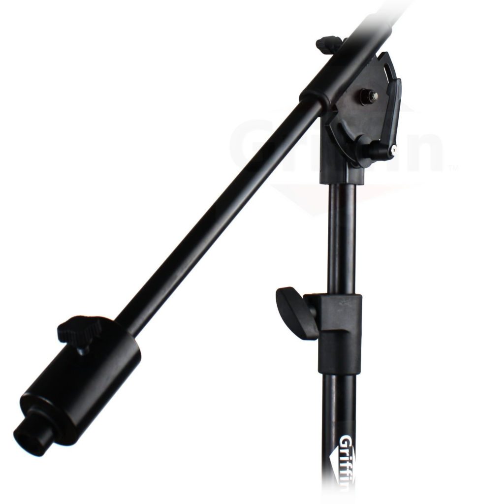Professional Studio Rolling Microphone Boom Stand with Casters by